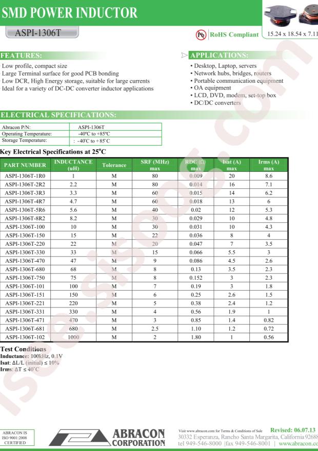 ASPI-1306T-1R0M-T