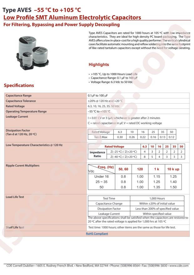 AVES226M35D16T-F