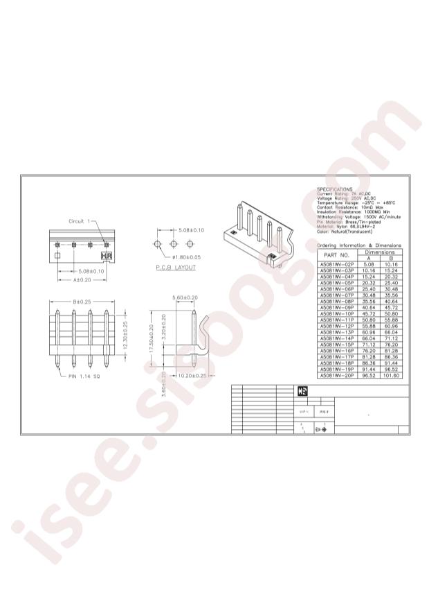 A5081WV-05P