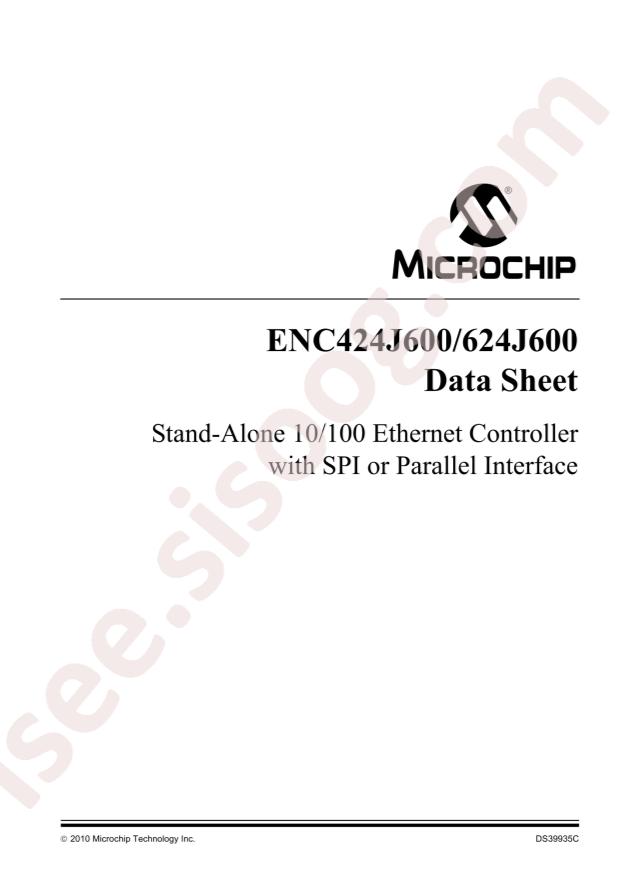 ENC424J600-I/ML