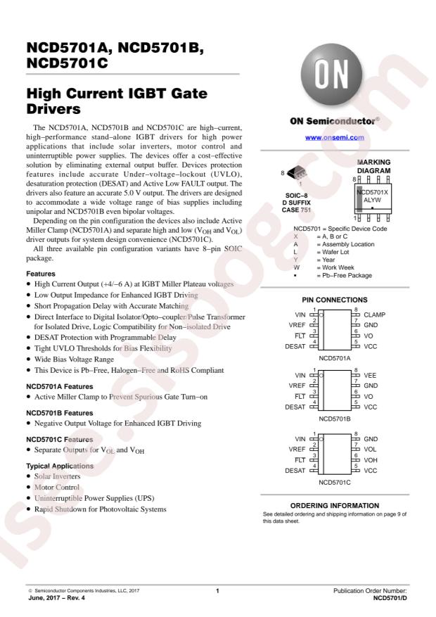 NCD5701CDR2G