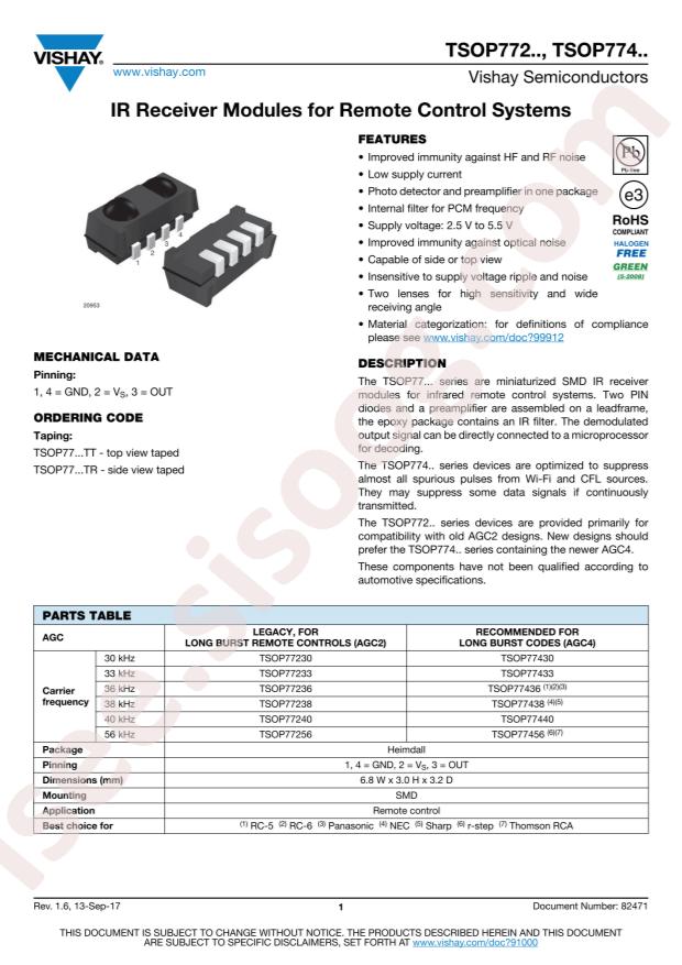 TSOP77438TR