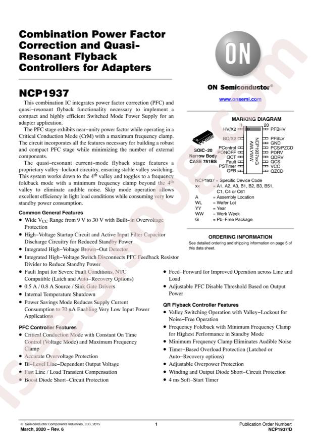 NCP1937A2DR2G