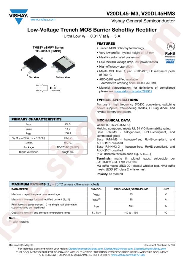 V20DL45-M3/I
