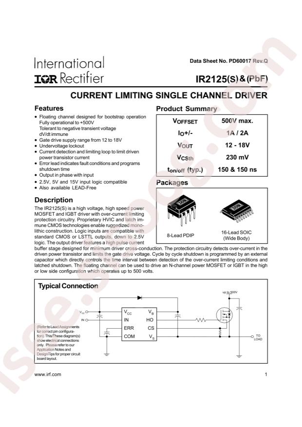 IR2125SPBF