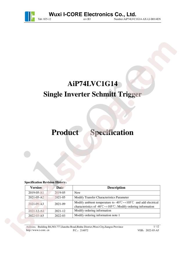 AiP74LVC1G14GC353.TR