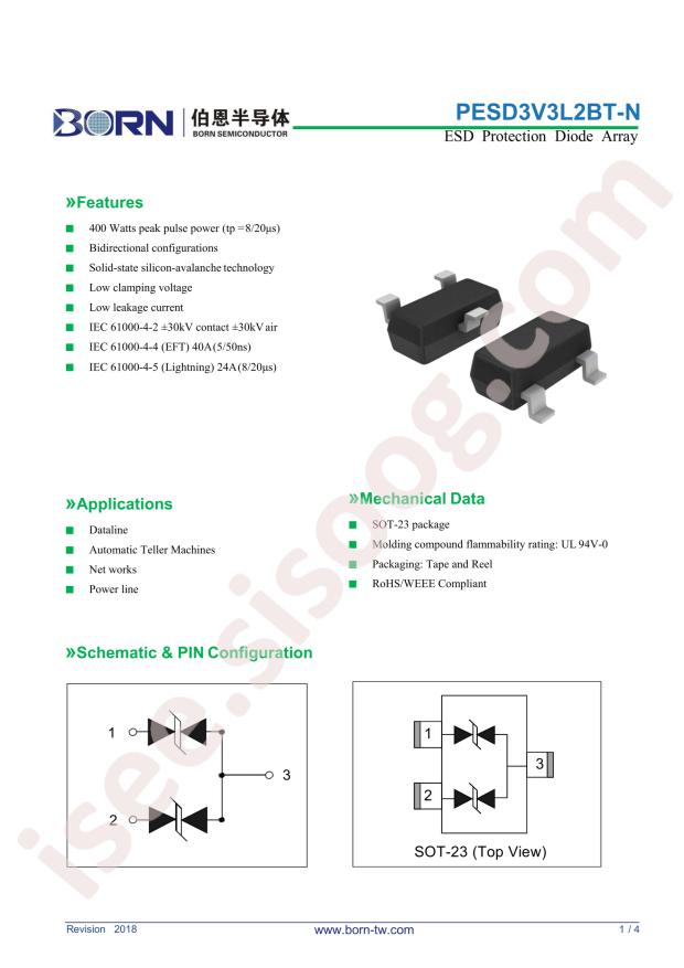 PESD3V3L2BT-N