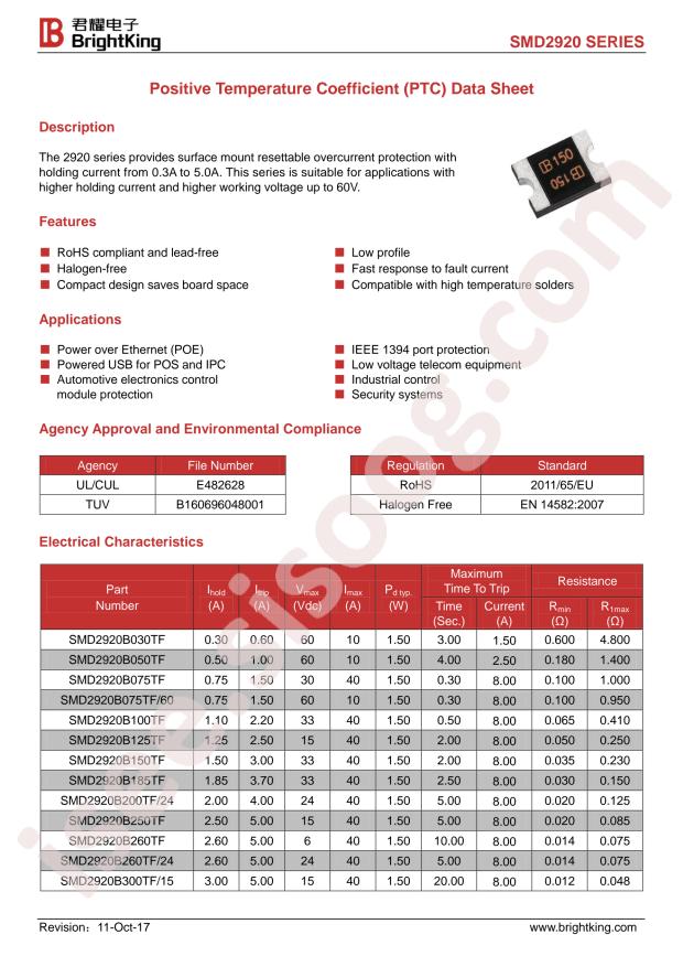 SMD2920B260TF/24