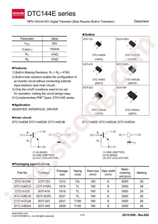 DTC144EMT2L