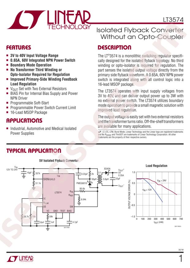 LT3574IMS#PBF
