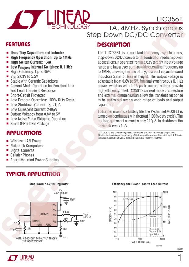 LTC3561EDD#PBF