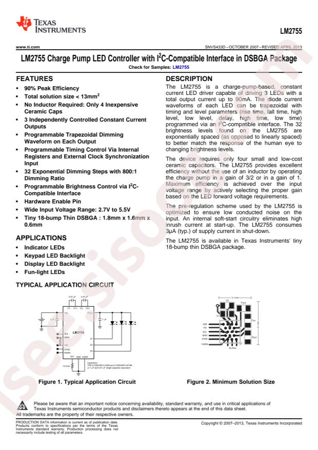 LM2755TM/NOPB