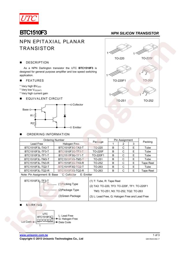 BTC1510F3L-TN3-R