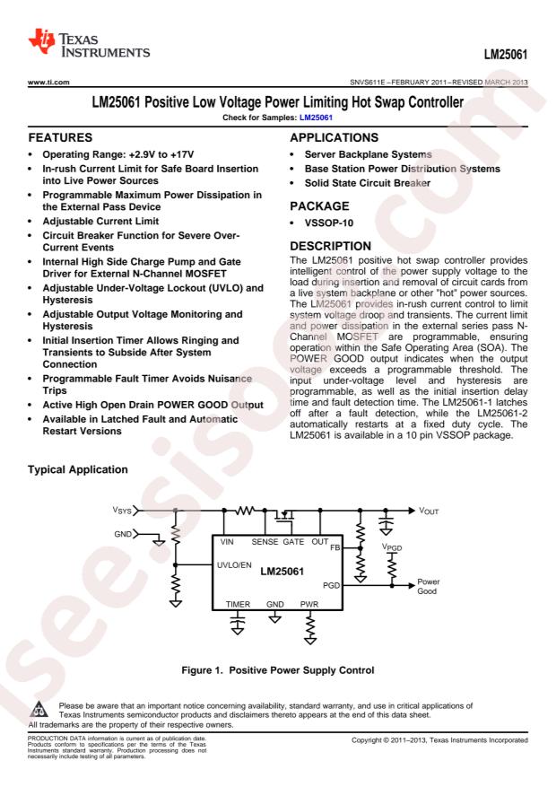 LM25061PMM-1/NOPB