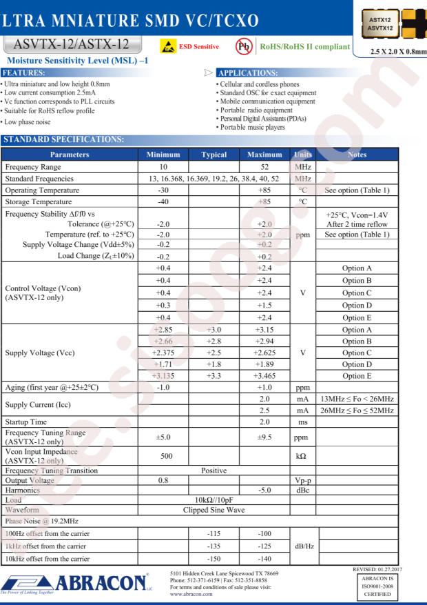 ASVTX-12-C-40.000MHZ-T