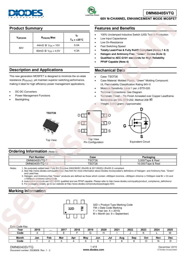 DMN6040SVTQ-7