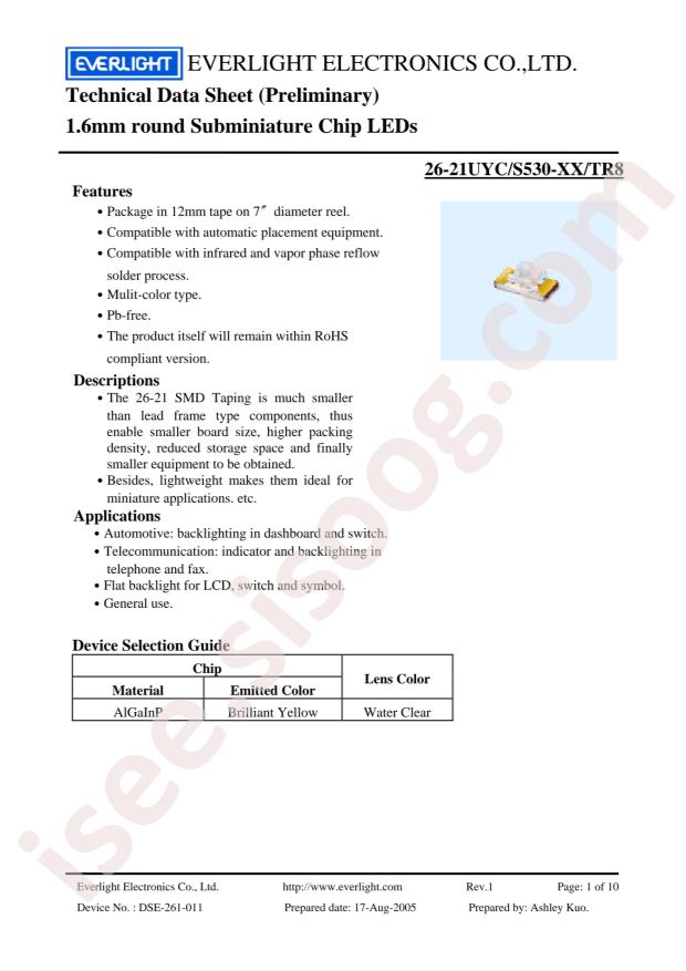 26-21UYC/S530-A3/TR8