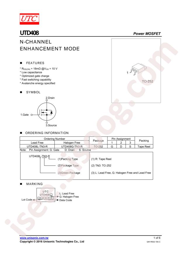 UTD408L-TN3-R