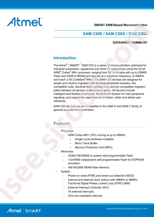 ATSAMC20J18A-AUT
