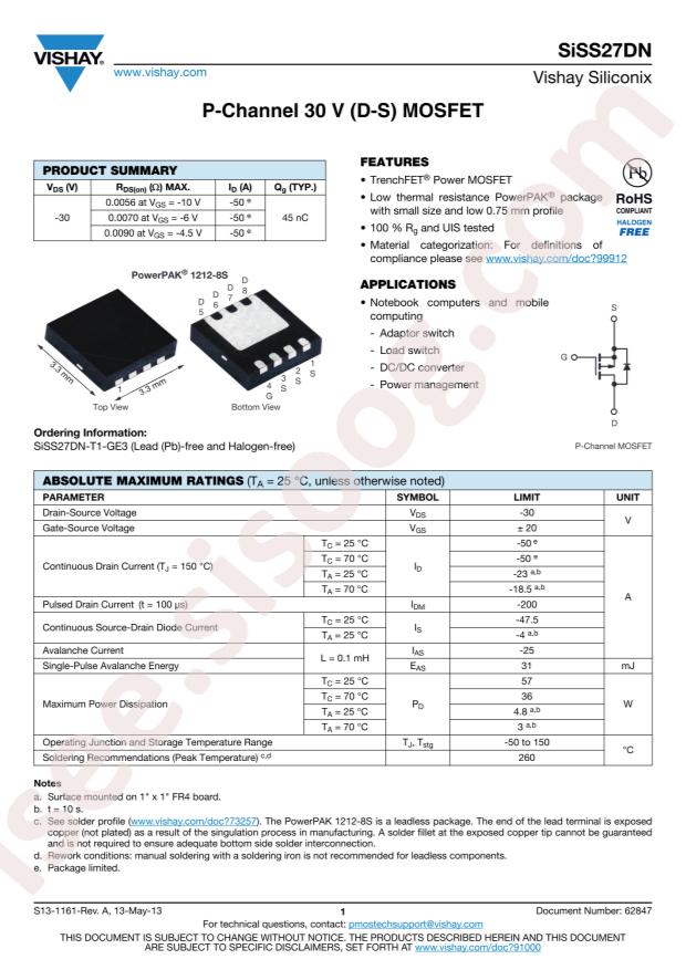 SISS27DN-T1-GE3