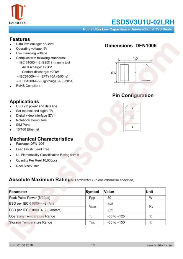 ESD5V3U1U-02LRH