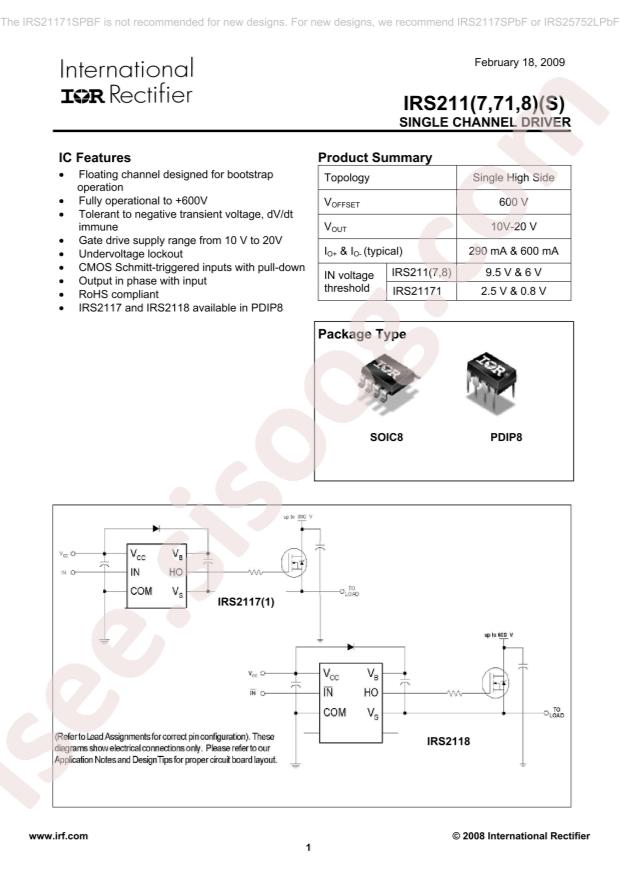 IRS2118STRPBF