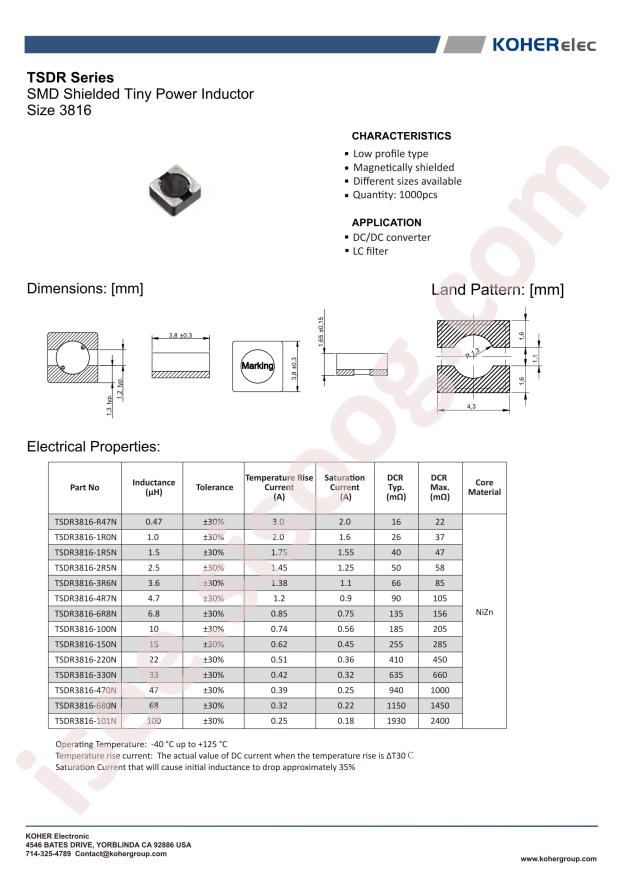 TSDR3816-4R7N