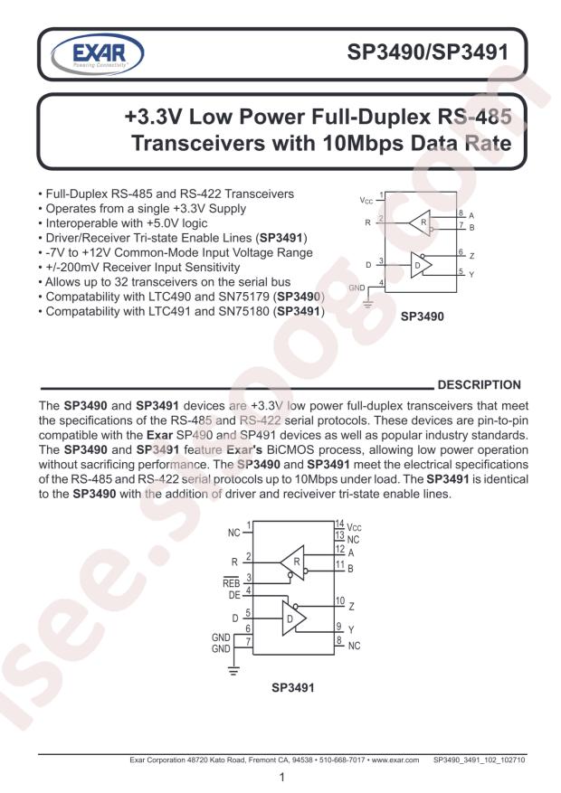 SP3490EN-L/TR