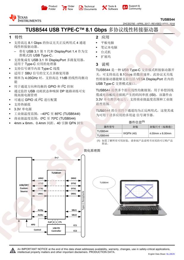 TUSB544RNQT
