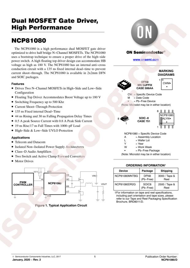 NCP81080MNTBG