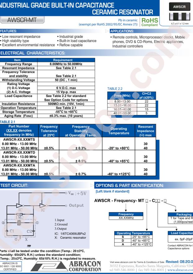 AWSCR-24.00MTD-T