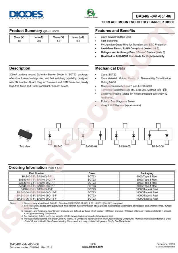 BAS40-04Q-7-F