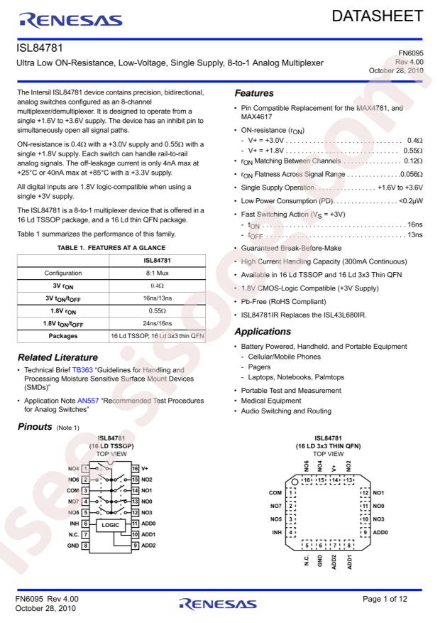 ISL84781IVZ-T