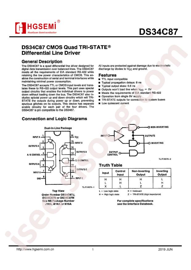 DS34C87M/TR