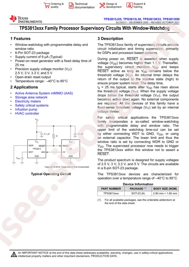 TPS3813J25DBVT