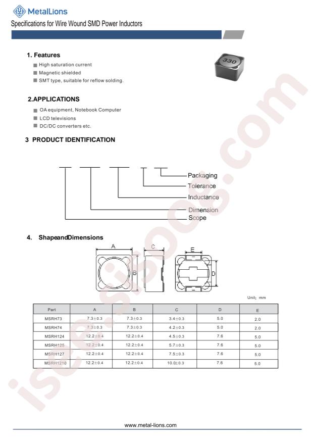 MSRH74-150MT