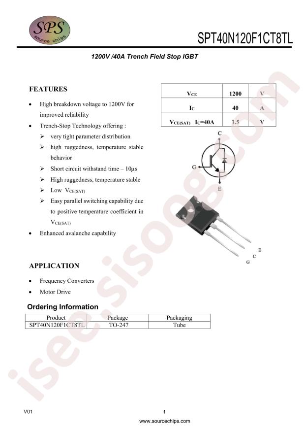 SPT40N120F1CT8TL