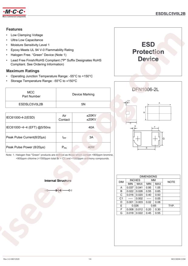ESDSLC5V0L2B-TP