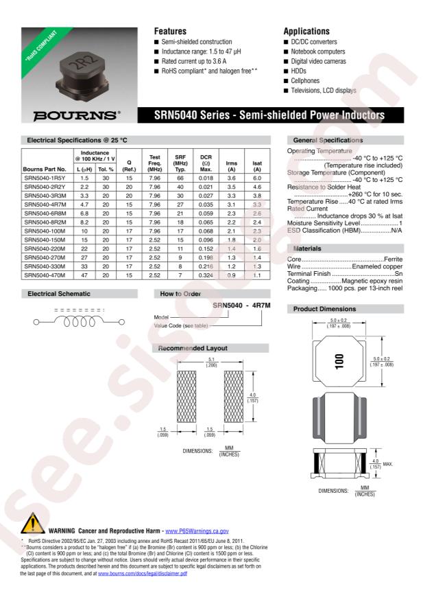 SRN5040-2R2Y