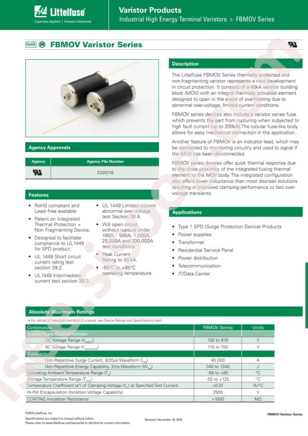Littelfuse FBMOV385M
