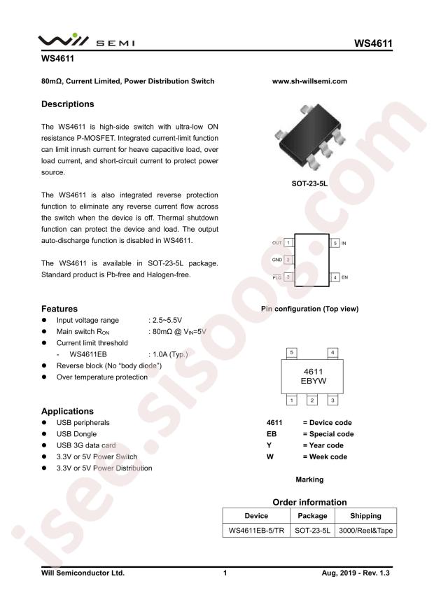 WS4611EB-5/TR