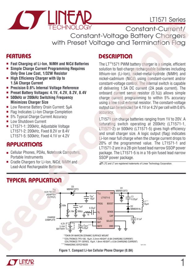 LT1571EGN-5#PBF