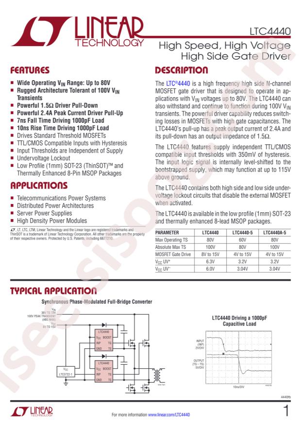 LTC4440ES6#PBF