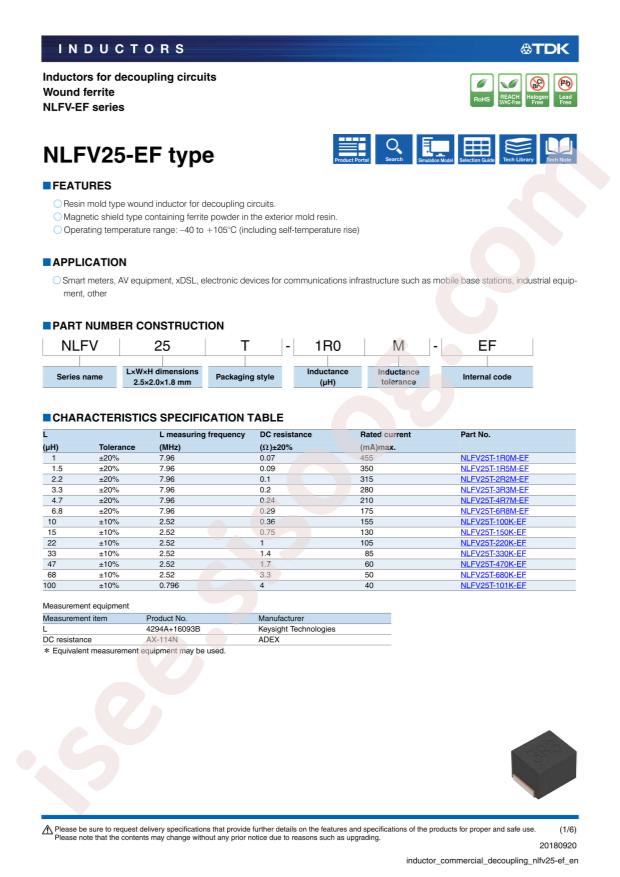 NLFV25T-100K-EF