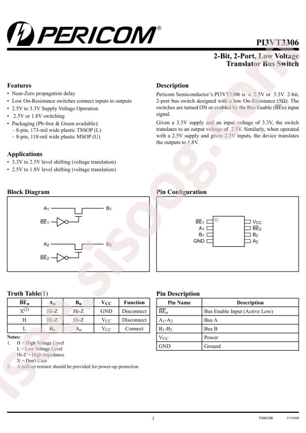 PI3VT3306LE