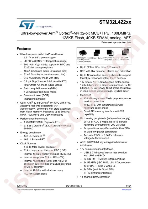 STM32L422KBT6