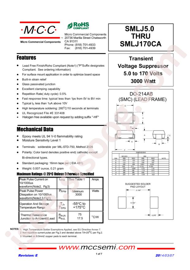 SMLJ30CA-TP