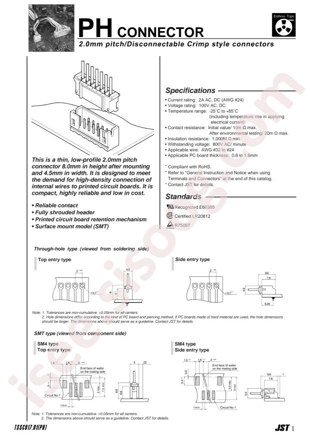 B4B-PH-K-S(LF)(SN)