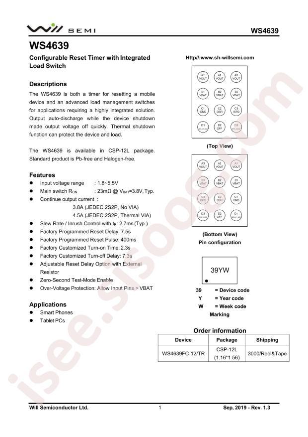 WS4639FC-12/TR