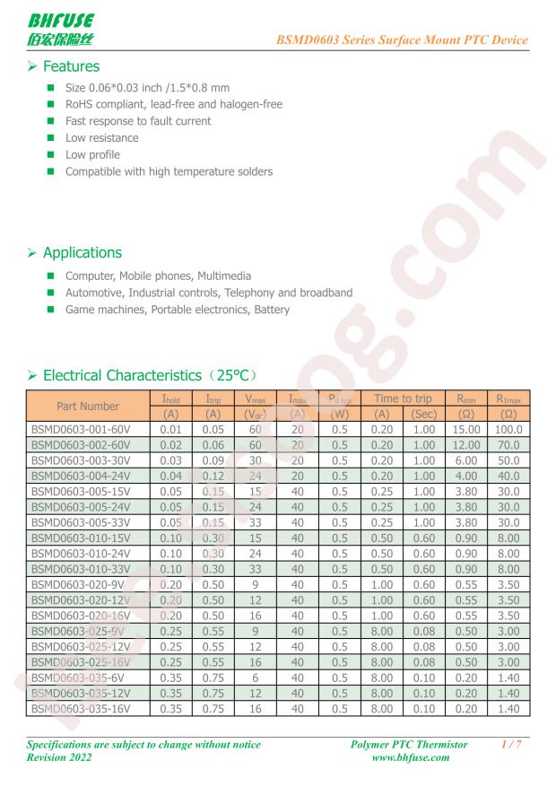 BSMD0603-002-60V